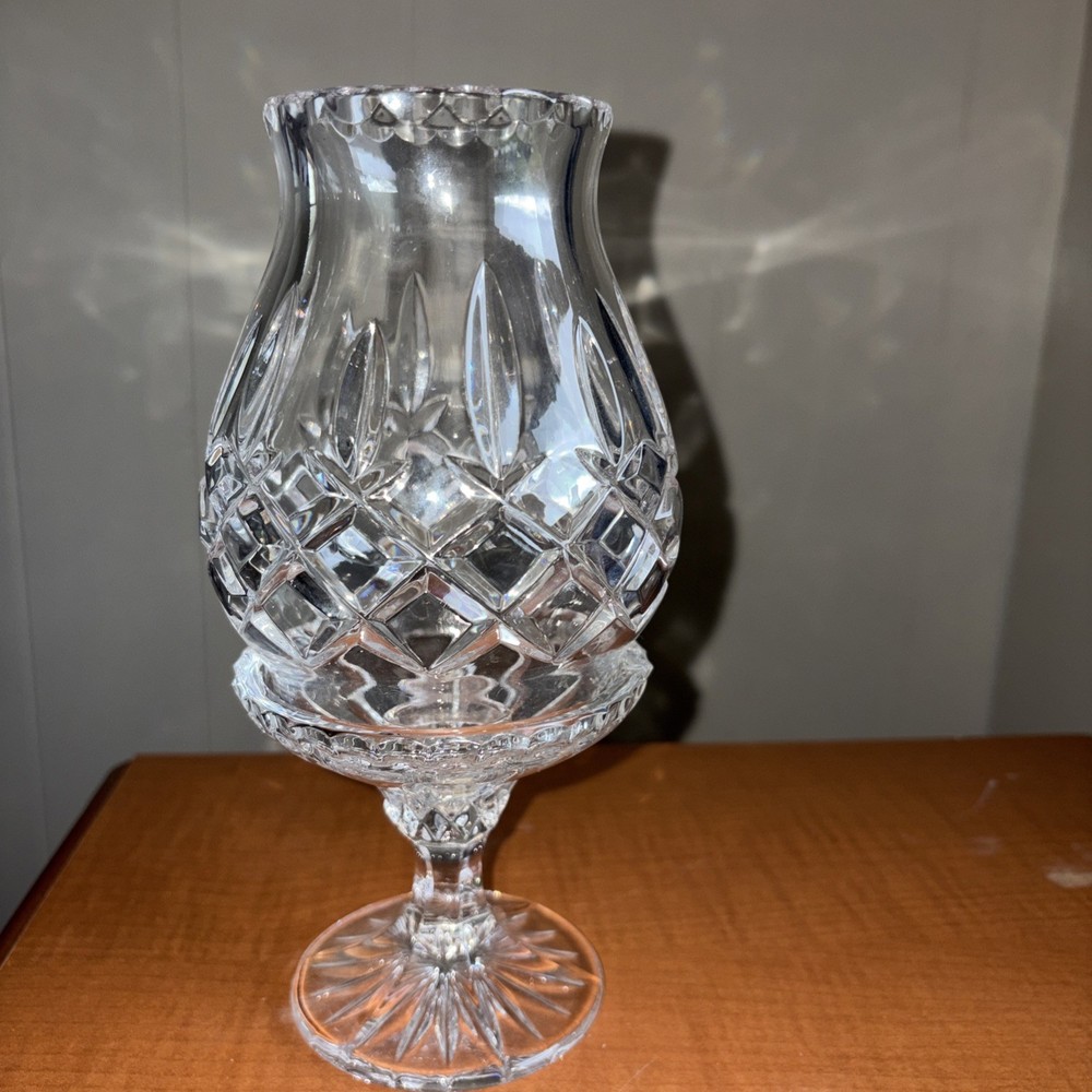 Vintage King Edward Fairy Candle Lamp Gorham Lead Crystal