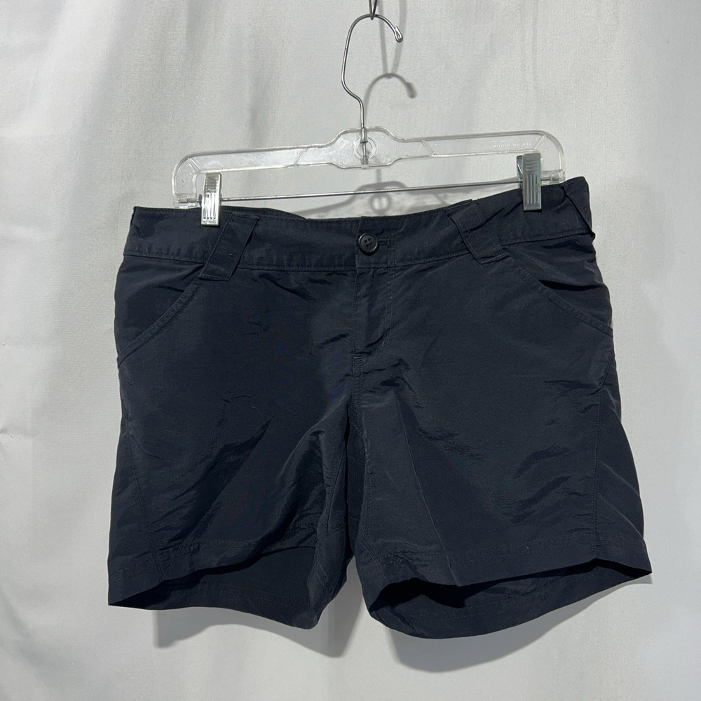 Columbia PFG Coral Point Active Shorts Women’s Sz M Black Zip Pockets Fishing