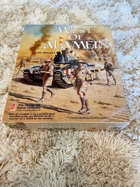 Avalon Hill Advanced Squad Leader (ASL) West of Alamein unpunched