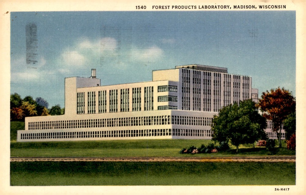 Forest Products Laboratory, Madison, Wisconsin, 1540 Postcard