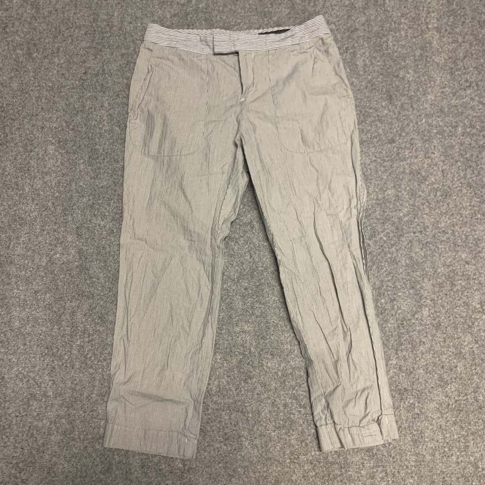 Rag & Bone Pants Women’s Size 2 Striped Linen Blend Cropped