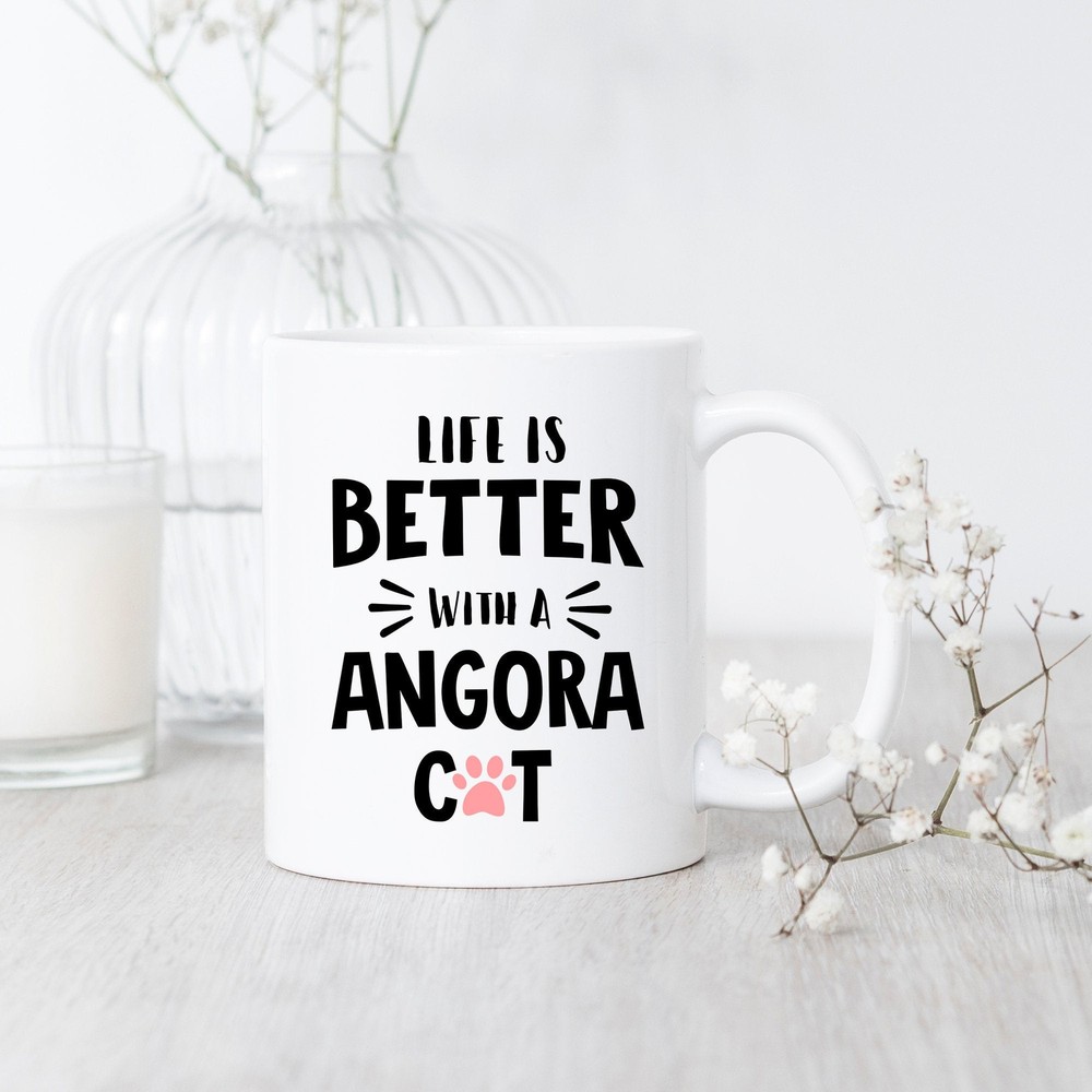 Angora Cat Mug Angora Cat Mug Angora Cat Gift Angora Cat Lover Mug Angora Owner
