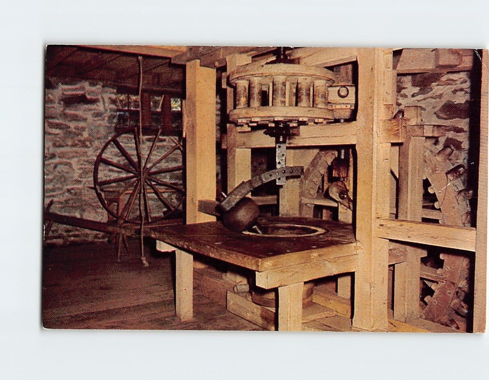Postcard Snuff Mill 1753 Gilbert Stuart Birthplace Saunderstown Rhode Island USA