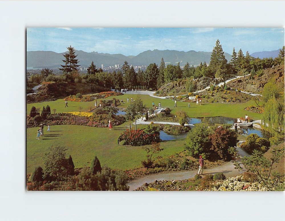 Postcard Queen Elizabeth Park Vancouver BC Canada