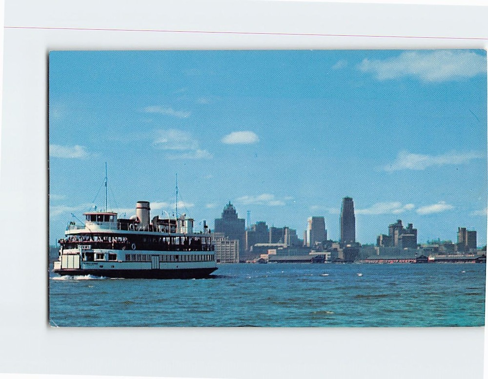 Postcard Island Ferry & Toronto Skyline Toronto Ontario Canada