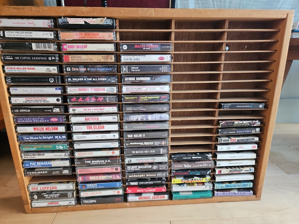 Huge Lot Cassette Tapes Megadeth Nirvana Clapton Van Halen Michael Jackson Blues