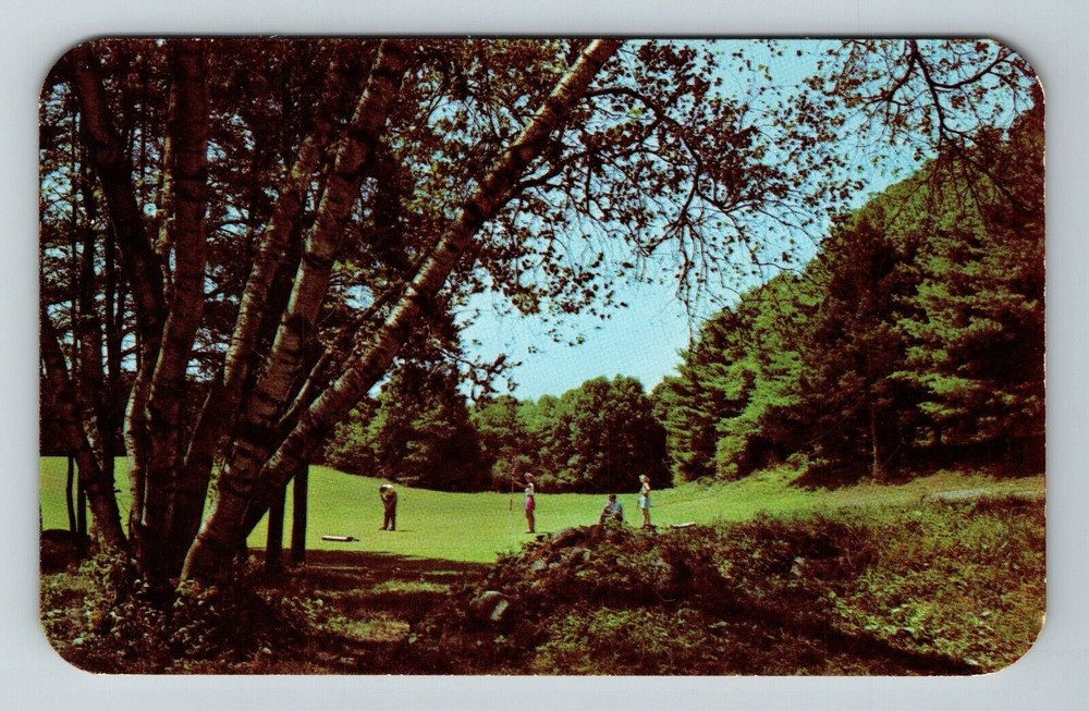Echo Lake PA-Pennsylvania, Vacation Valley, Scenic View, Vintage Postcard