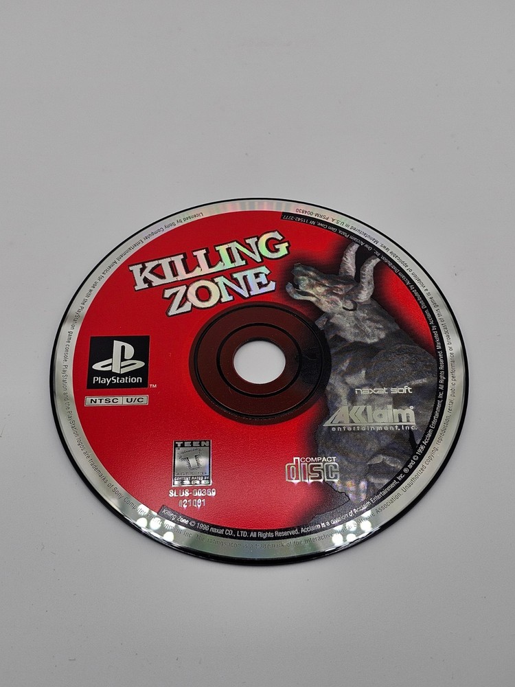 Sony Playstation 1 PS1 Killing Zone Disc Only Tested
