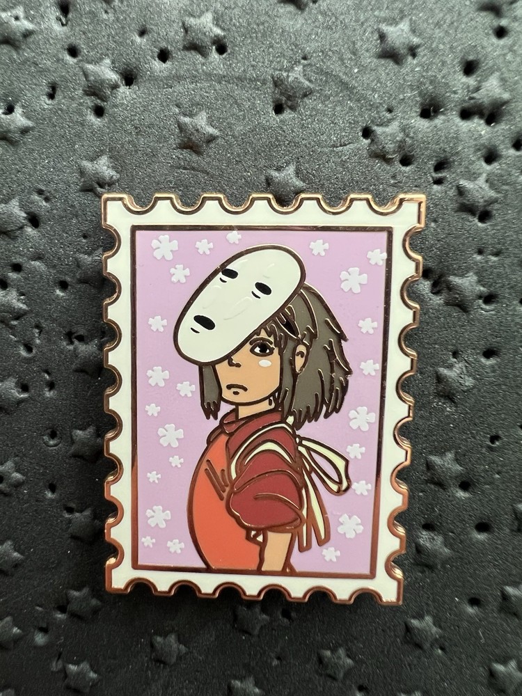 Spirited Away FANTASY Pin - Studio Ghibli - Chihiro No Face Stamp Pin
