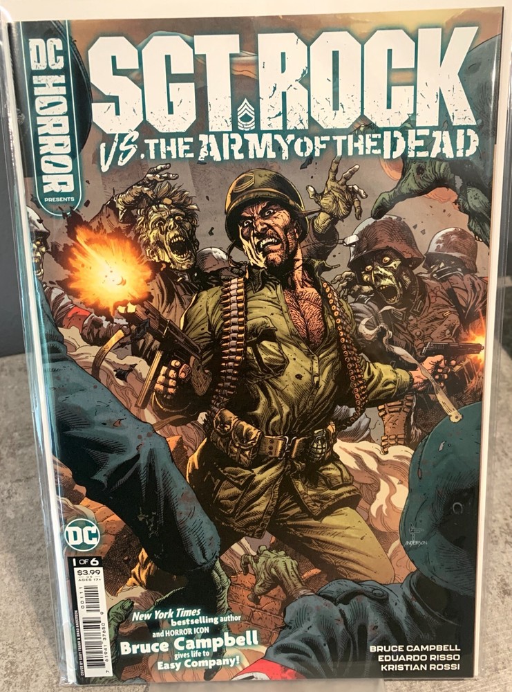DC Horror Presents: Sgt. Rock vs. The Army of the Dead #1 (DC, 2022) Variant Cov