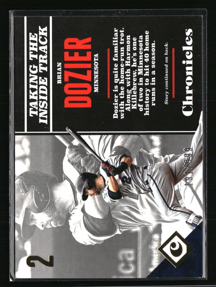 Brian Dozier 2017 Panini Chronicles #91 Limited Edition 999 Baseball Card