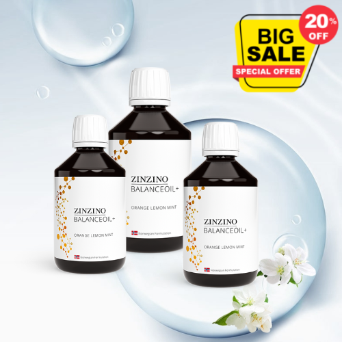 Zinzino BalanceOil+ 900ml (3 Bottles) – Boost Vitality & Overall Wellness