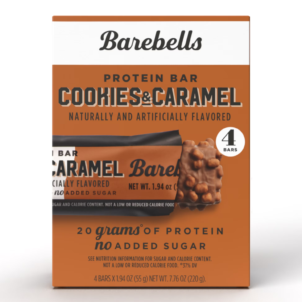 Barebells Protein Bars with 20g High Protein, 1.9oz Bars, Cookies & Caramel - 4