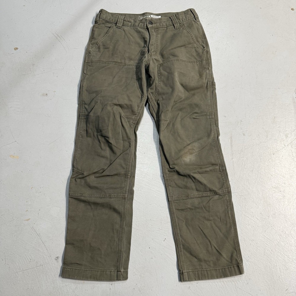 Carhartt Double Knee Pants Men's 30x30 Work Canvas Pants 102802-217