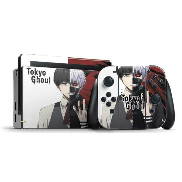 Tokyo Ghoul Nintendo Switch Bundle Skin - Ken Kaneki Split