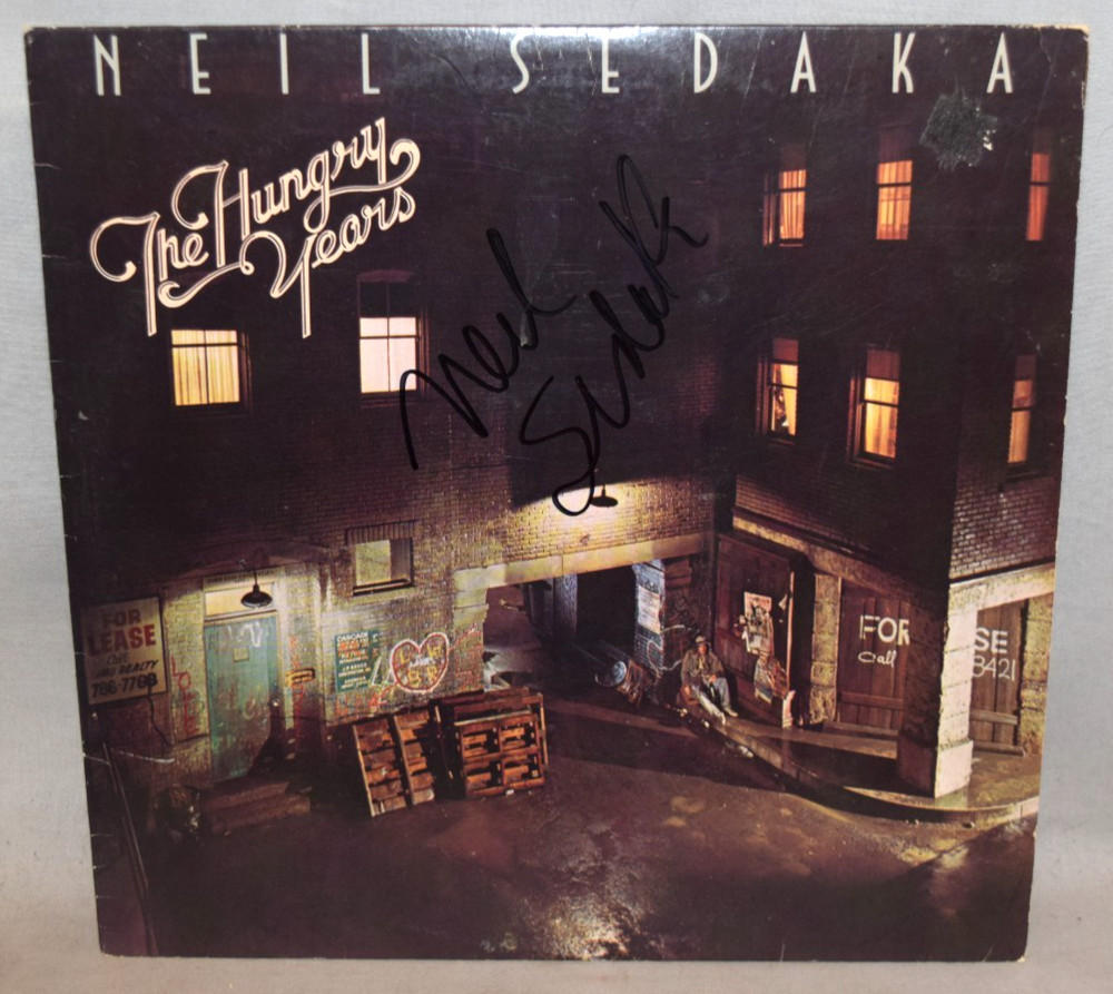 1975 -NEIL SEDAKA- Signed/Autograph/Auto Vinyl LP Record Album - Hungry Years