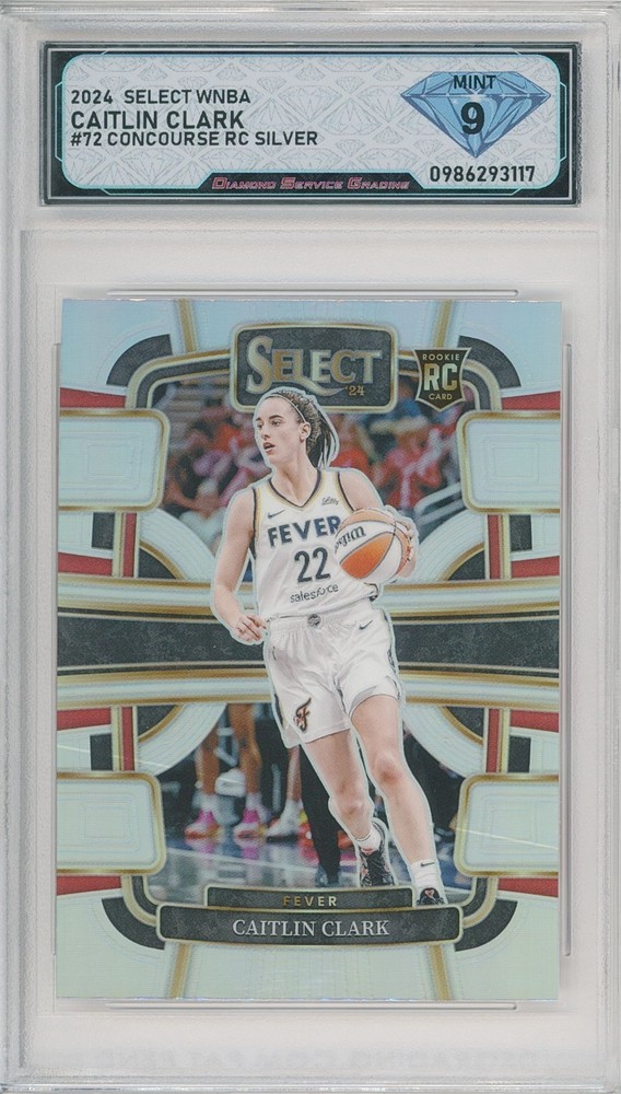 2024 Panini Select WNBA - Concourse Caitlin Clark #72 Silver Prizm (RC)