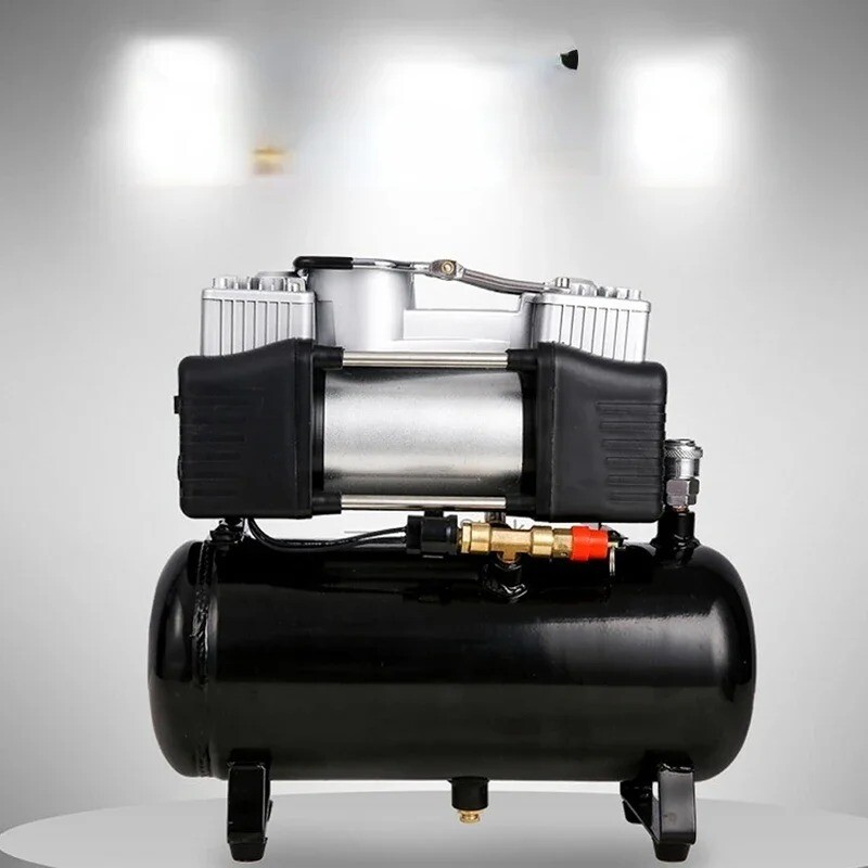 Air Compressor Oil Free Low Noise Air Pump Car 12v Car Paint Air Storage Tank