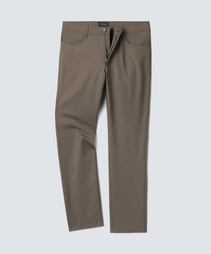 🧡*Relaxed Fit*Unbound Merino Merino Wool Travel Pants Men's Size 34x32 - Forest
