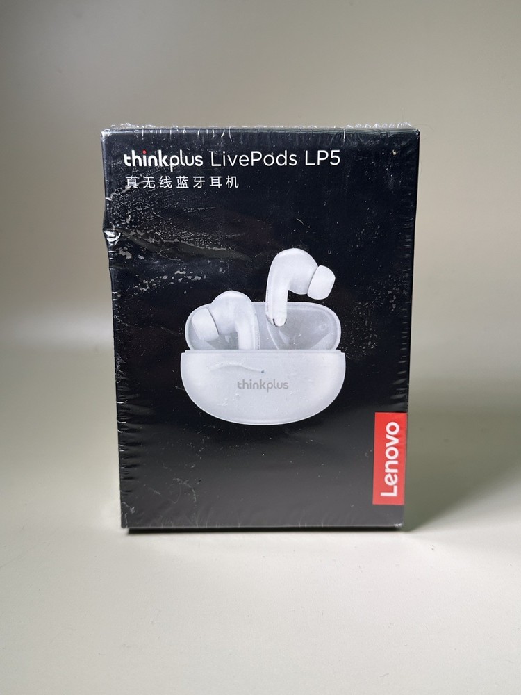 Lenovo Thinkplus LP40 Wireless Earphone (White), Packaged