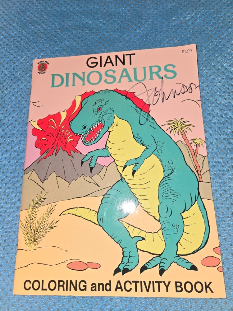Vintage Dinosaur coloring book 1992