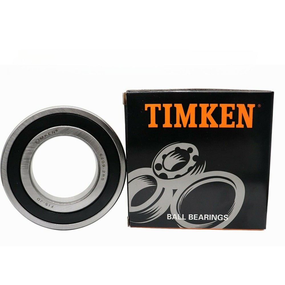 USA TIMKEN 6209-2RS 45x85x19mm Double Sealed Deep Groove Ball Bearings