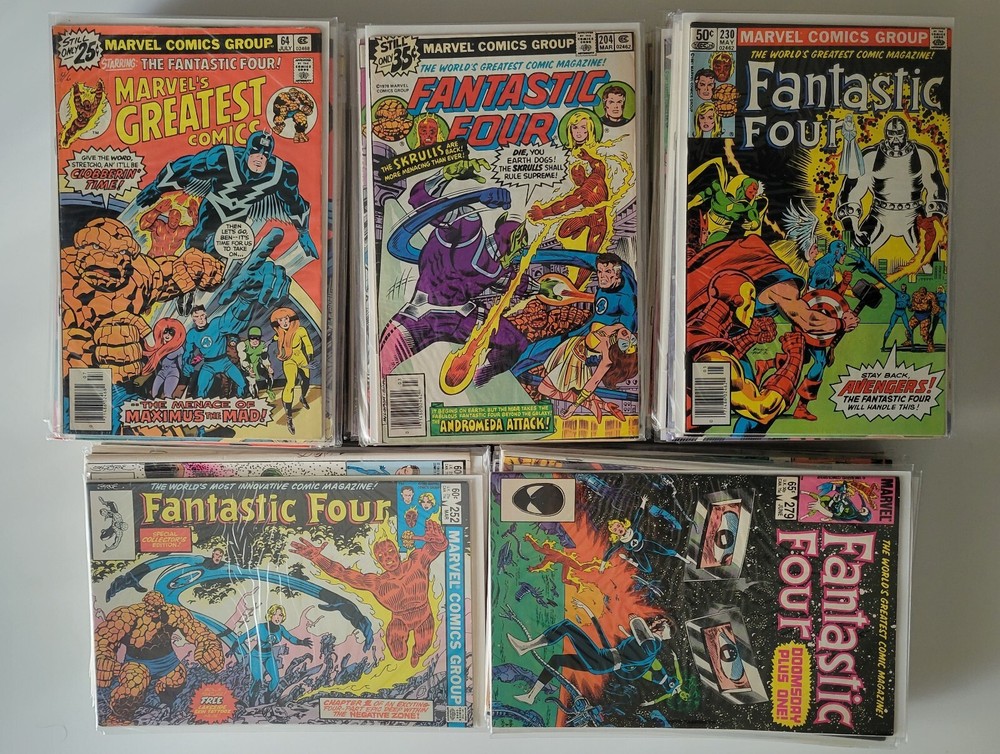 Fantastic Four - Lot +110 Comics - 1969-1993 - Ungraded - Please Read Desc.