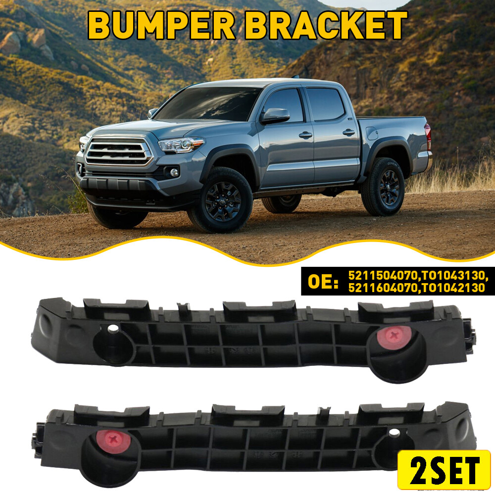 2Set Bumper Support Bracket Kit for 2016-2021 Toyota Tacoma Front End
