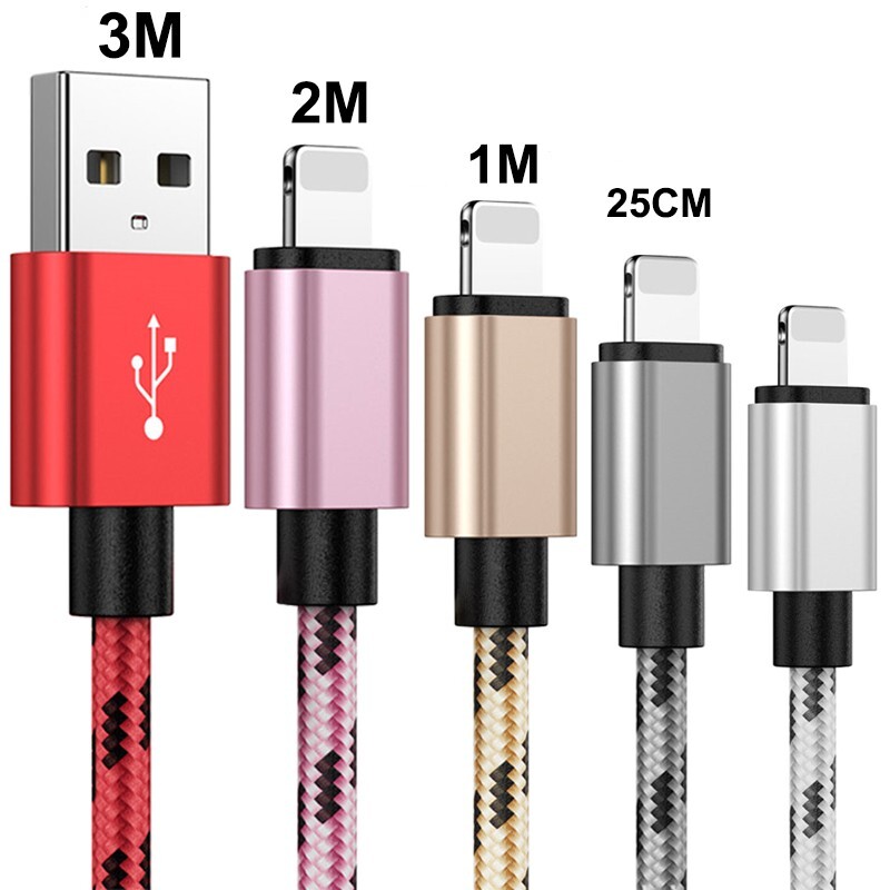 Heavy Duty Fast Charger Cable For iPhone 11 12 13 14 X XR XS 7 8 6 6S 5 USB Cord