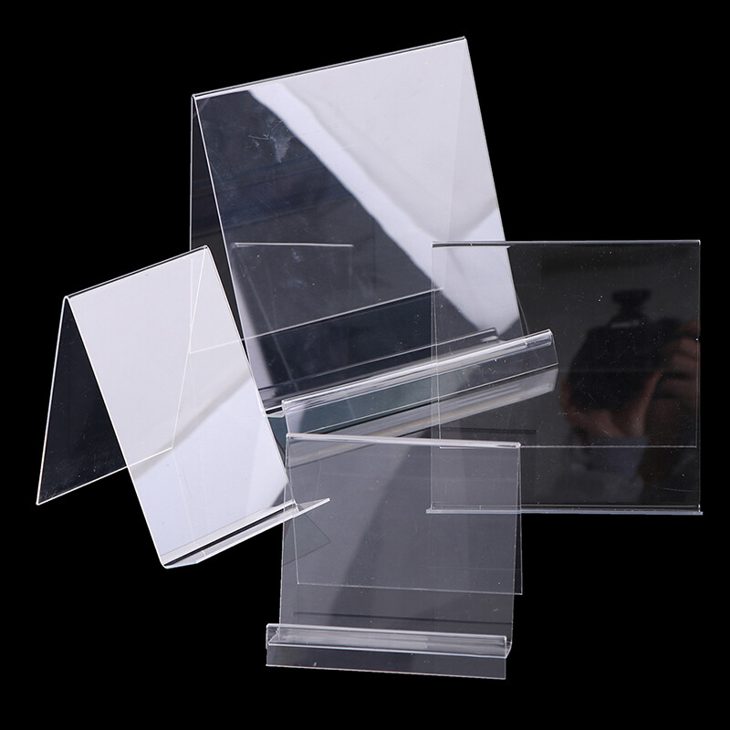 1Pcs Book Display Stand Desktop Book Holder Transparent Acrylic Book Sh-N8