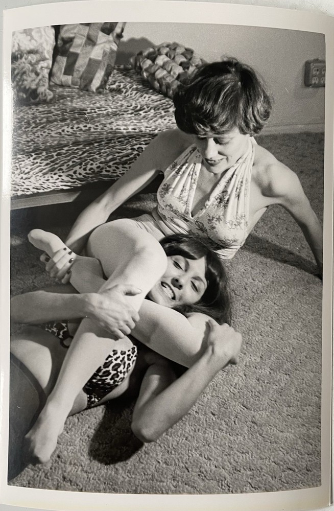 Triumph Studios Vintage Photo Female Wrestling Sexy Women Catfight Bikini 5x7