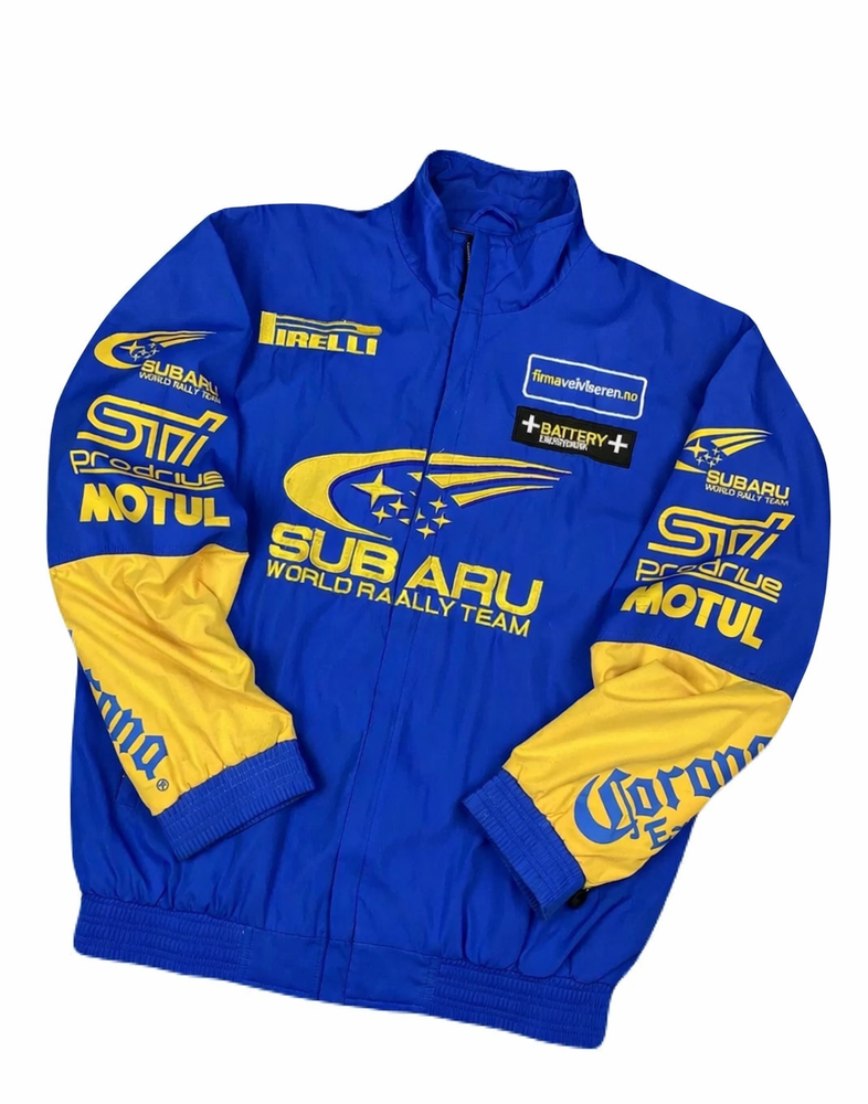 Vintage Subaru STI World Rally Team Racing Jacket – Classic Design