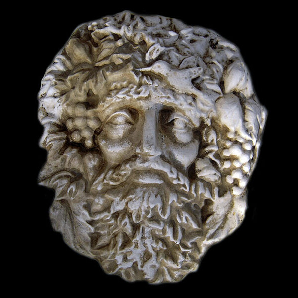 Roman Greek Bacchus Dionysus Sculpture Bust replica reproduction