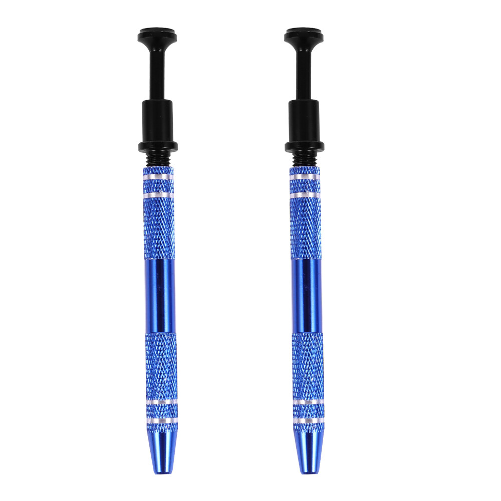 2 Fine Point Tweezers with Diamond Tips for Precise Jewelry Handling and Pickup