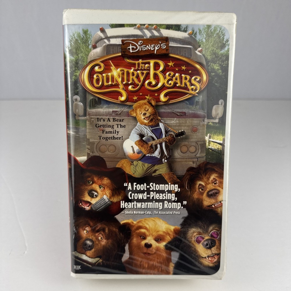 The Country Bears (VHS, 2002) Clamshell Case Disney