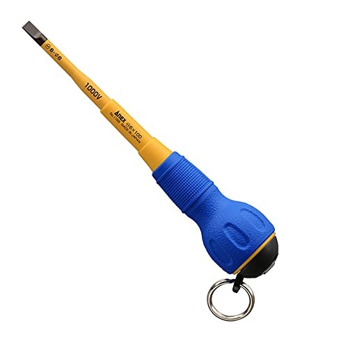 ANEX Screwdriver Insulated 1000V Compatible Drop-Resistant Slim Tip for