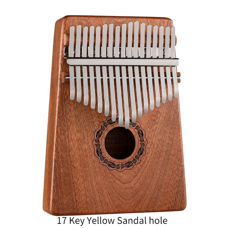 100% New Rosewood Keyboard 17/21 Key Kalimba Thumb Piano Sandalwood
