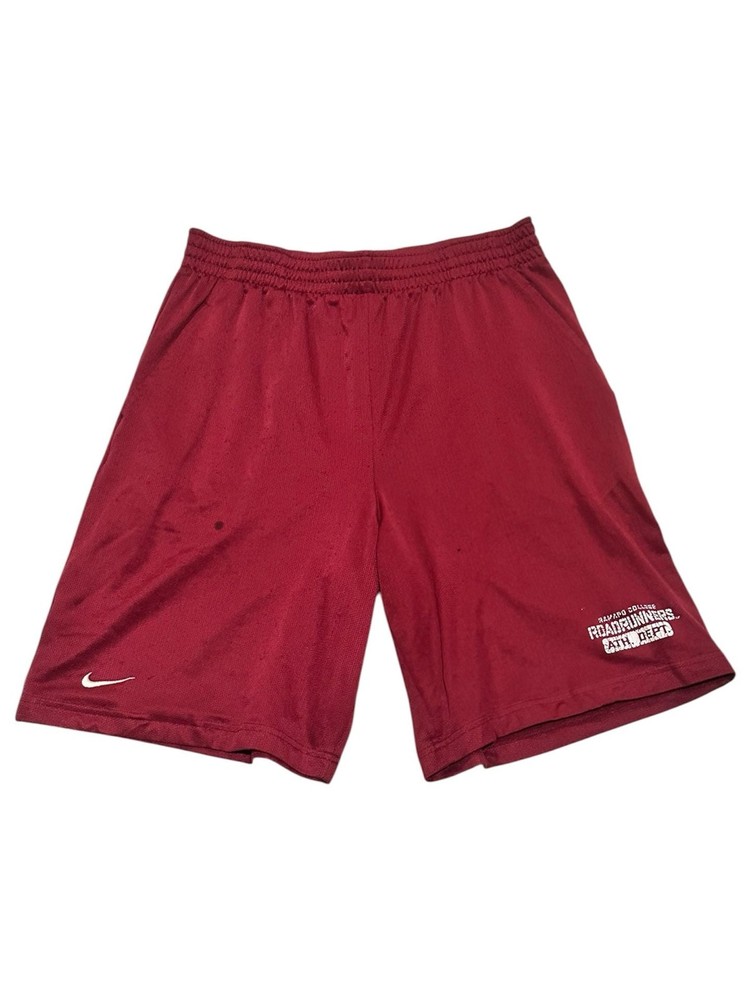 Nike Ramapo College Roadrunners Athletic Department Mesh Shorts Maroon Size M