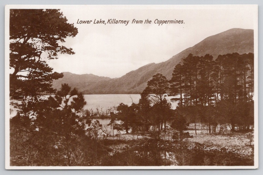 Lower Lake Killarney Coppermines Ireland Milton Post Card 1910s