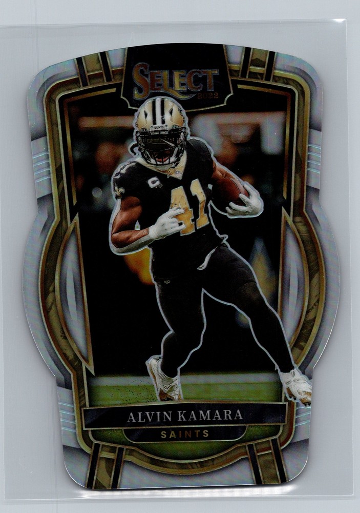 2022 Panini Select #228 Alvin Kamara Silver Prizm Die Cut