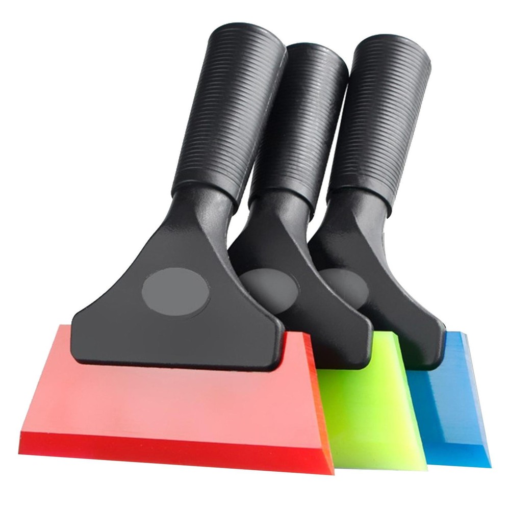 Multi Handle Rubber Scraper for Car Window Tint Film Water Wiper Cleaning Tools