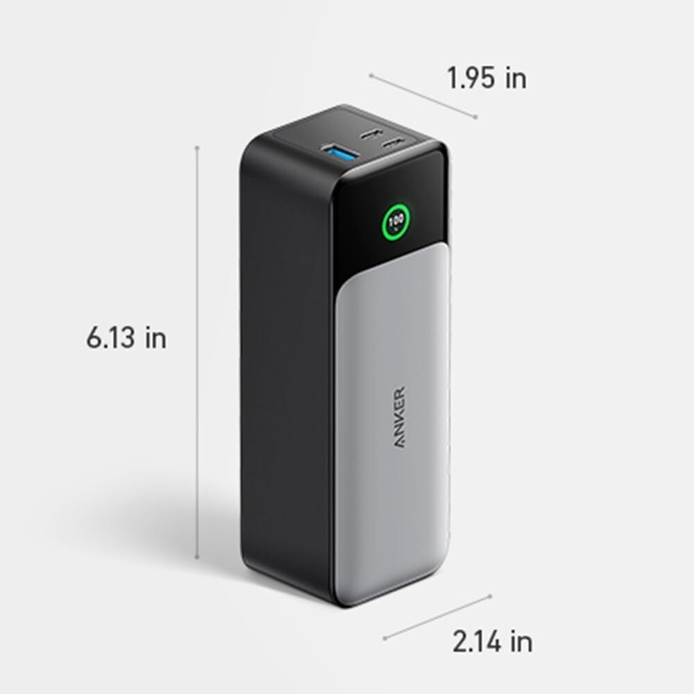 Anker 737 Power Bank 24000mAh 140W 3-Port Laptop Charger