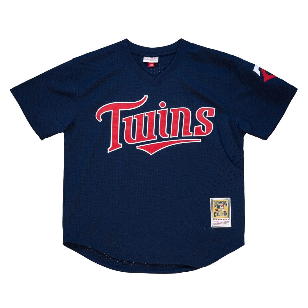 Mitchell & Ness Youth David Ortiz Navy Minnesota Twins 2002 Cooperstown Collecti
