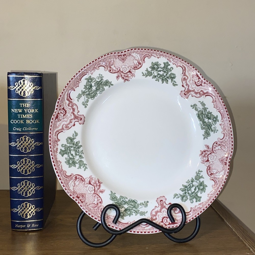 Johnson Brothers Old Britain Castles Pink Christmas Accent Salad Plate - England-image