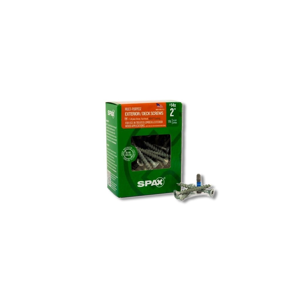 SPAX Multi-Purpose #14 Label X 2 in L T30+ Flat Head Screws 65 pk 4191670600504