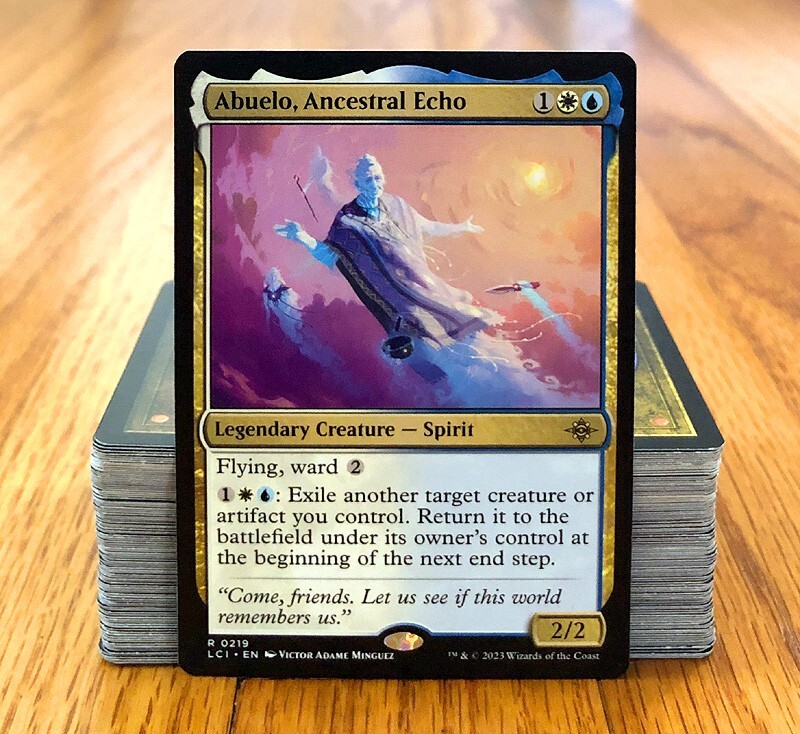MTG Custom Commander Deck: ABUELO ANCESTRAL ECHO - FLY FLICKER - 100 Card EDH-image