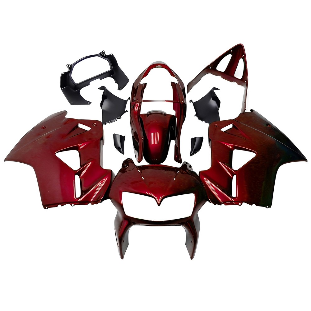 Injection Red Fairing Kit for Honda VFR800 1998 1999 2000 2001 Plastic Bodywork