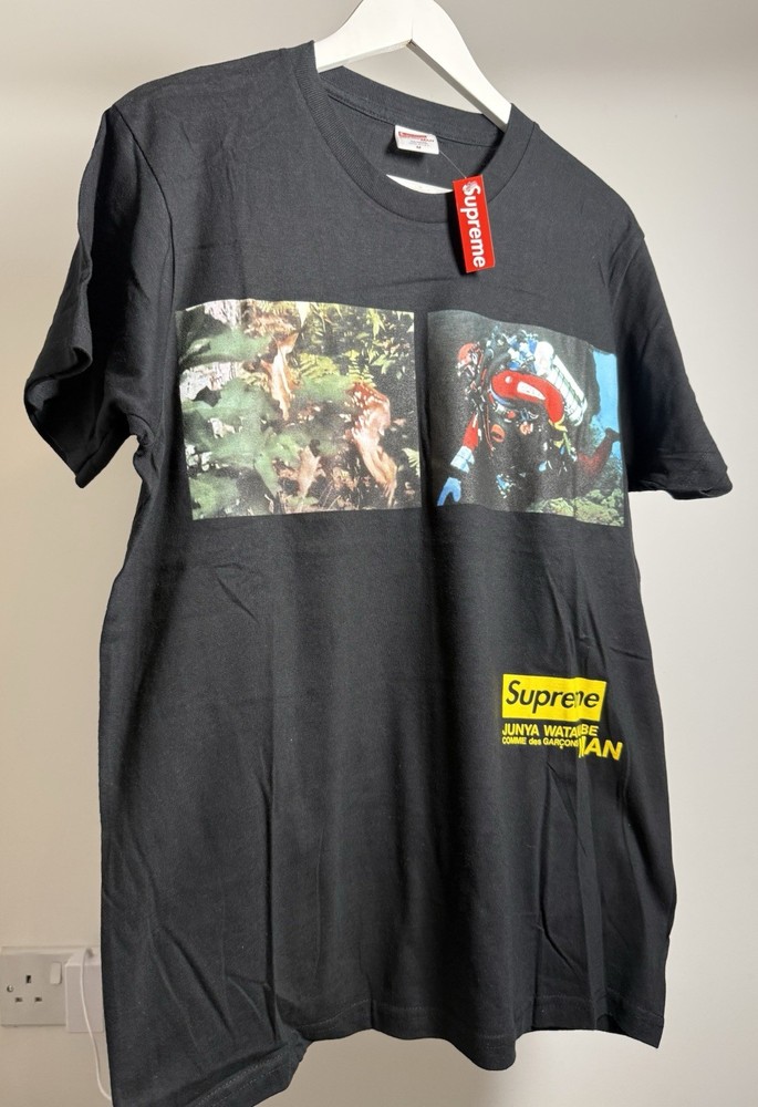 Supreme × Junya Watanabe COMME des GARÇONS MAN Tee – Black – M (RARE COLLAB)