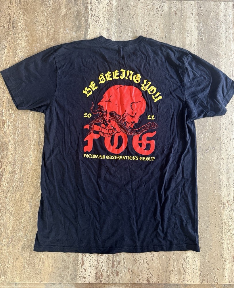 Forward Observations Group FOG BE SEEING YOU 2022 t shirt XL