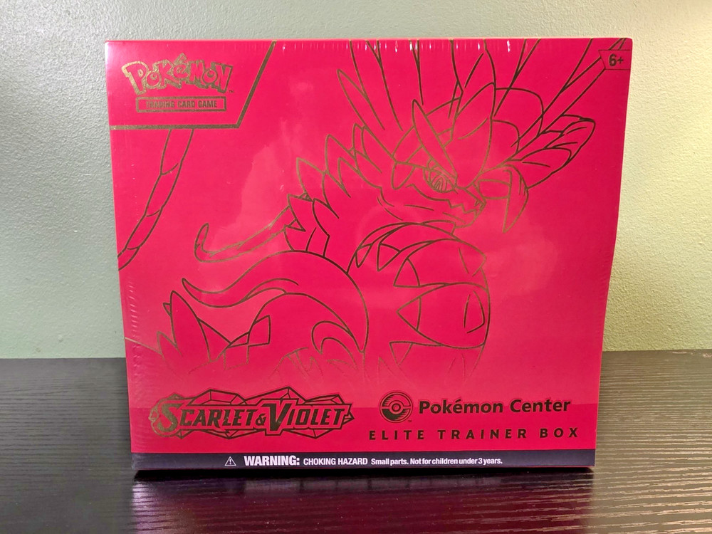 Scarlet and Violet Base Set Pokemon Center ETB Koraidon Exclusive Sealed